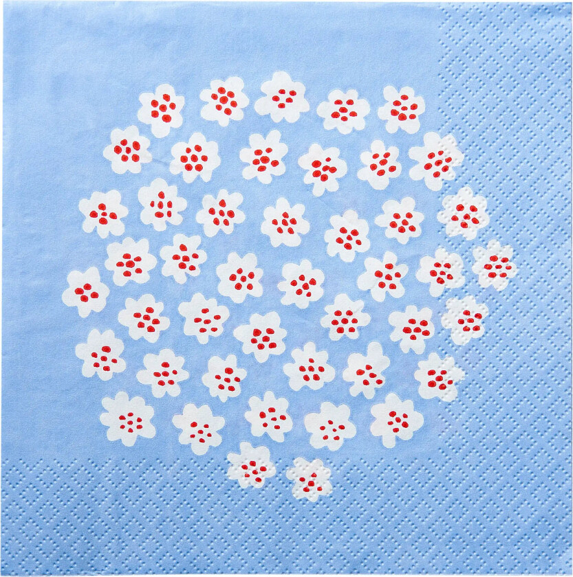 Marimekko Napkin Puketti - Blue - 24X24CM