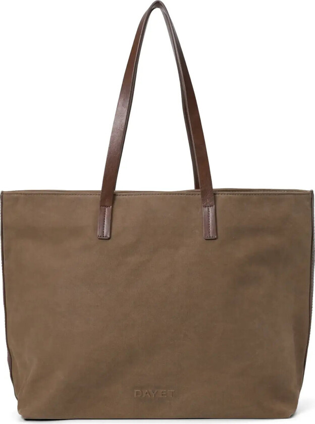 Day Waxed Cotton Work Bag - Brown - ONE SIZE