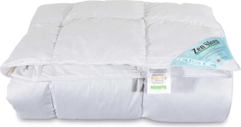 Dobbel dundyne - Helårsdyne med europeiske dun - 200x220 cm - Zen Sleep allergivennlig dyne