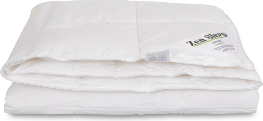 Sommerdyne 140x200 cm - Allergivennlig dyne med myk og luftig fiberdun - Sval fiberdyne - Zen Sleep