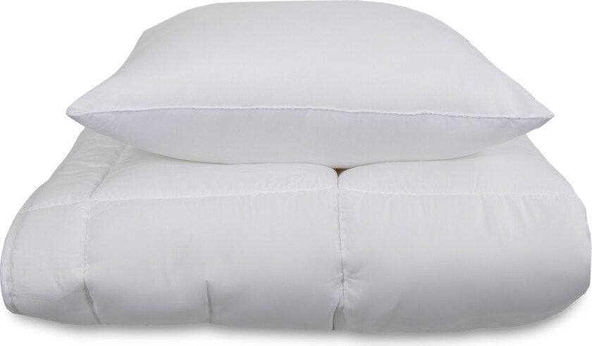Dyne- og putesett - Helårsdyne + Hodepute 140x200 cm/60x63 cm - Zen Sleep fiberdyne og fiberpute