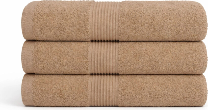 Bomullshåndkle - 100% bomull - 50x100 cm - Sand
