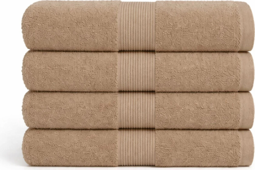 Bomullshåndkle - 100% bomull - Badhåndkle 70x140 cm - Sand
