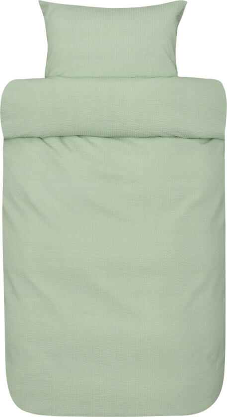 Dobbelt sengetøy 200x220 cm - Kreppsengetøy - Høie Of Scandinavia - Sol Sage Green