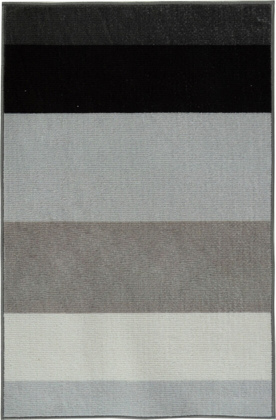 Gulvteppe - 160x230 cm - Stripet teppe med sklisikker bakside - Løst teppe fra Nordstrand Home Rosa