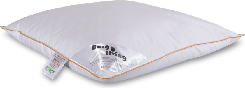 Lav gåseduns hodepute - Hodepute med gåsedun - 60x63 cm - 3-kammer pute - Borg Living