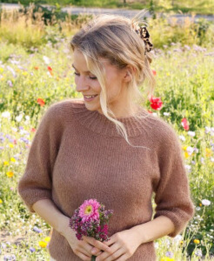 Nougat Dreams by DROPS Design - Genser Strikkeoppskrift str. S - XXXL - XXX-Large