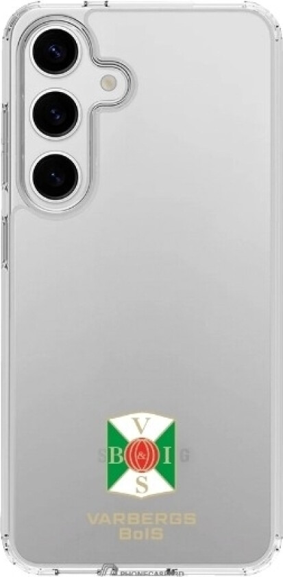 Samsung Galaxy S25 Varbergs BoIS Clear case -mobildeksel, hvit