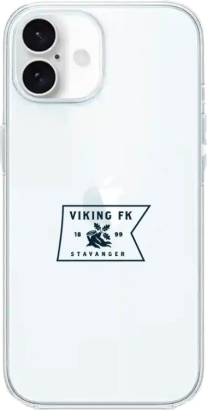 iPhone 16 Viking FK Clear case -mobildeksel, hvit