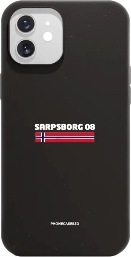iPhone 12 Sarpsborg 08 komposterbart deksel, svart