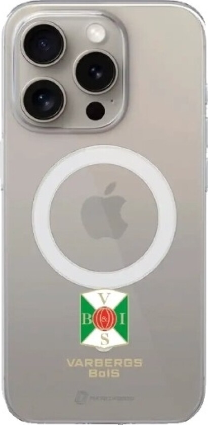 iPhone 16 Pro Max Varbergs BoIS Clear case (MagSafe) -mobildeksel, hvit