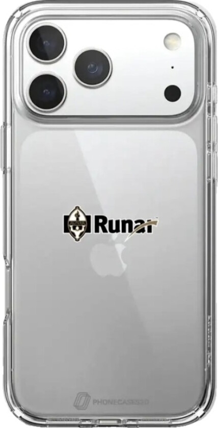 iPhone 17 Pro Max IL Runar Clear case -mobildeksel, hvit
