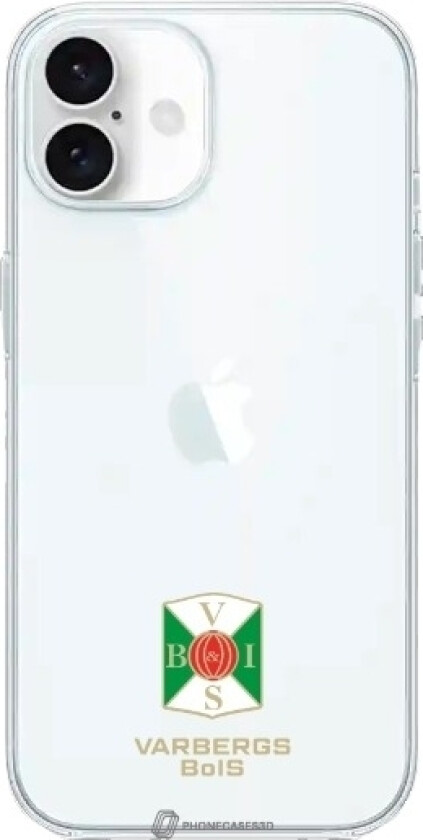 iPhone 16 Varbergs BoIS Clear case -mobildeksel, hvit
