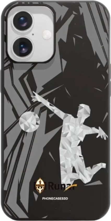 iPhone 16 IL Runar komposterbart deksel, svart