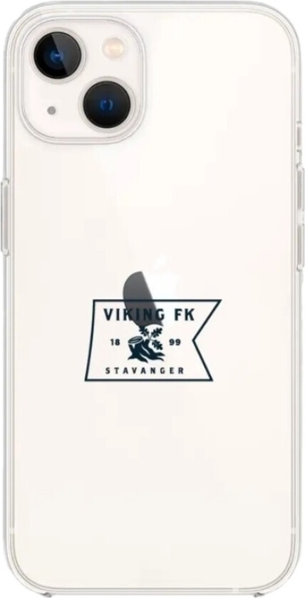iPhone 14 Viking FK Clear case -mobildeksel, hvit