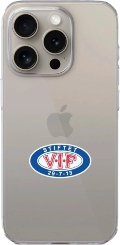 iPhone 16 Pro VIF Clear case -mobildeksel, hvit