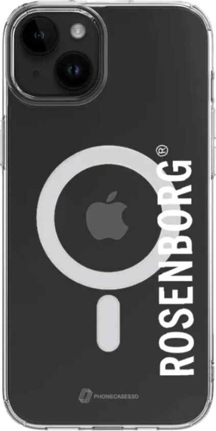 iPhone 15 RBK Clear case (MagSafe) -mobildeksel, svart