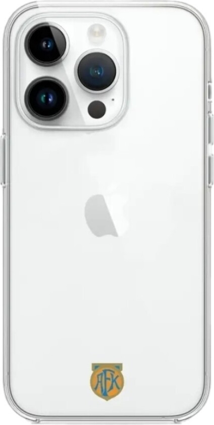 iPhone 14 Pro Aalesunds FK Clear case -mobildeksel, hvit
