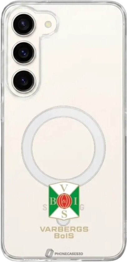 Samsung Galaxy S26 Varbergs BoIS Clear case (MagSafe) -mobildeksel, hvit