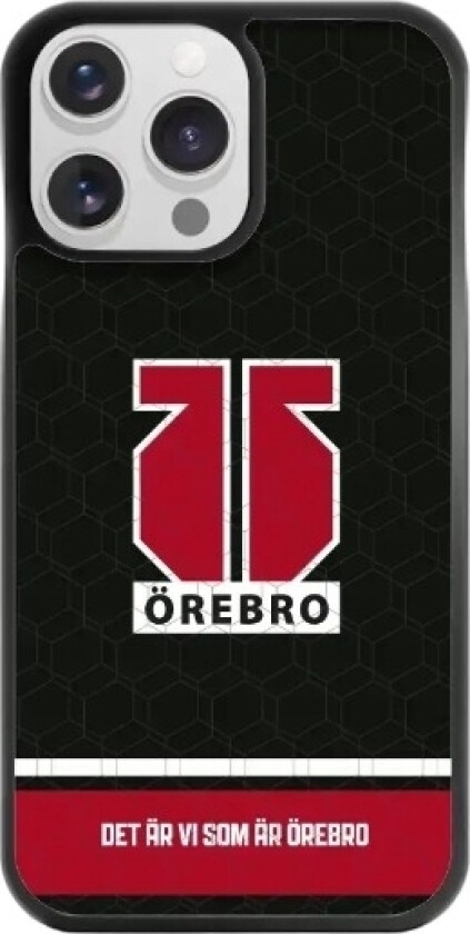 iPhone 14 Pro Örebro HK 3D mobildeksel, svart