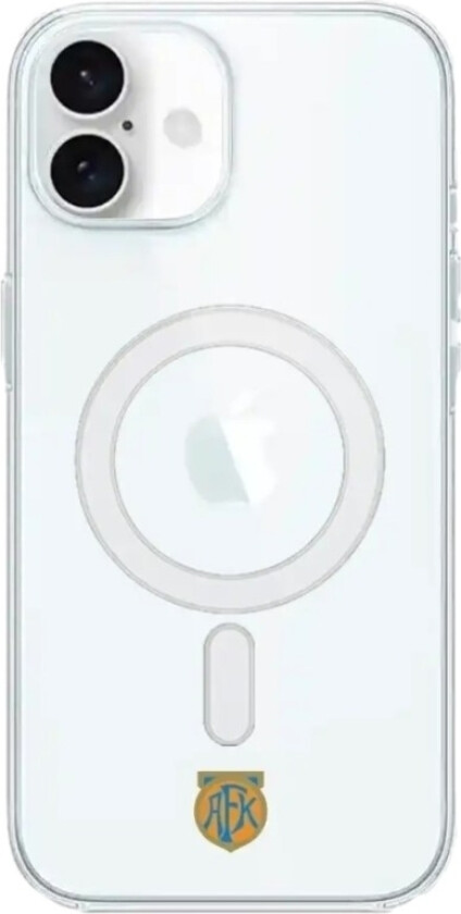 iPhone 16 Aalesunds FK Clear case (MagSafe) -mobildeksel, hvit