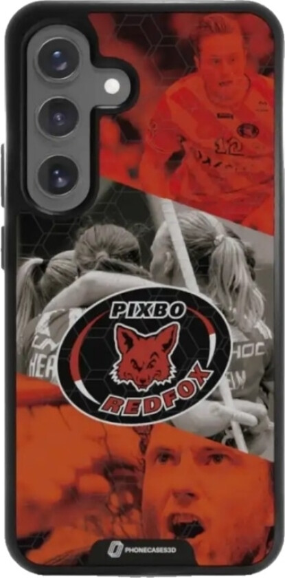 Samsung Galaxy S25 Pixbo IBK 3D mobildeksel, svart