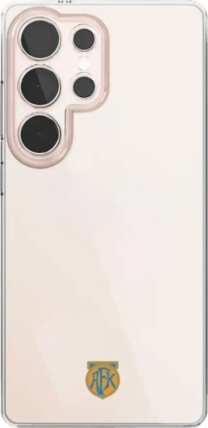 Samsung Galaxy S25 Ultra Aalesunds FK Clear case -mobildeksel, hvit