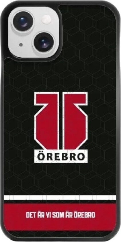 iPhone 15 Örebro HK 3D mobildeksel, svart