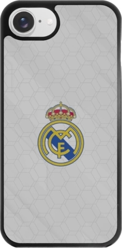 iPhone 16e Real Madrid 3D mobildeksel, svart