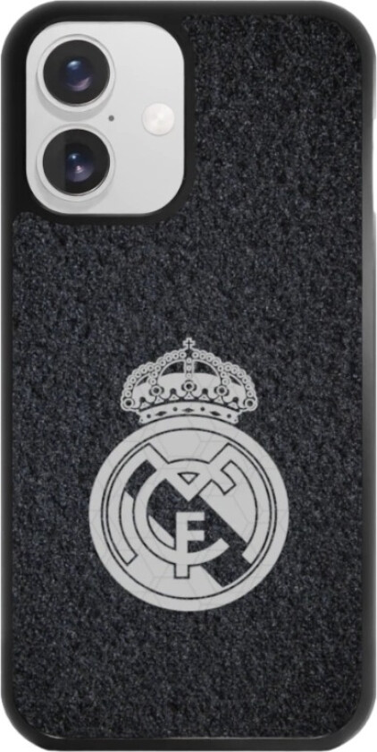 iPhone 16 Real Madrid 3D mobildeksel, svart