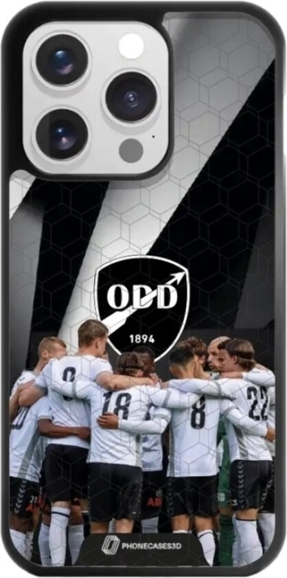 iPhone 15 Pro Odds Ballklubb 3D mobildeksel, svart