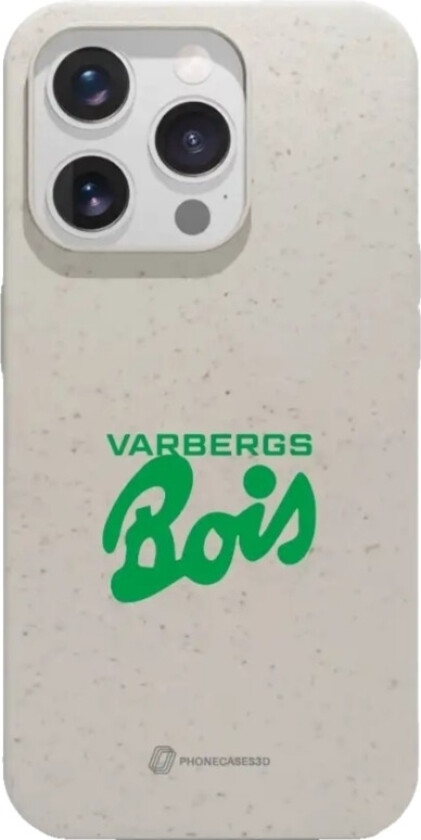 iPhone 16 Pro Varbergs BoIS komposterbart deksel, hvit