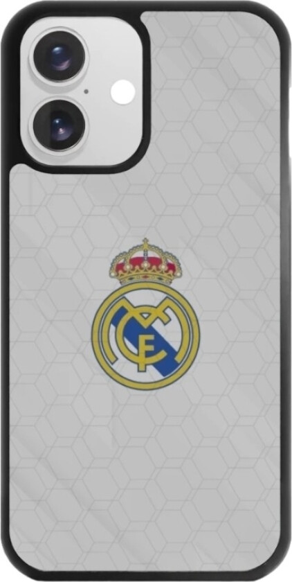 iPhone 16 Real Madrid 3D mobildeksel, svart
