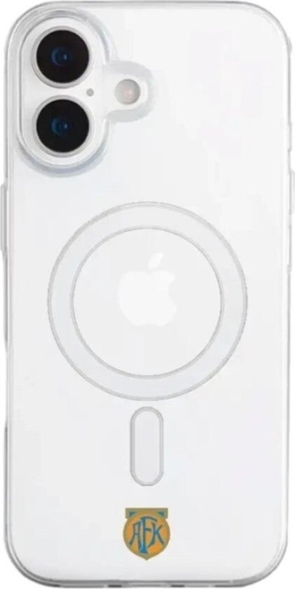 iPhone 17 Aalesunds FK Clear case (MagSafe) -mobildeksel, hvit