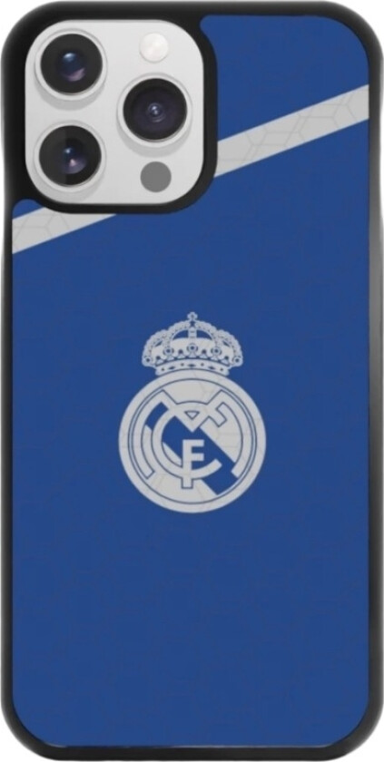 iPhone 14 Pro Real Madrid 3D mobildeksel, svart