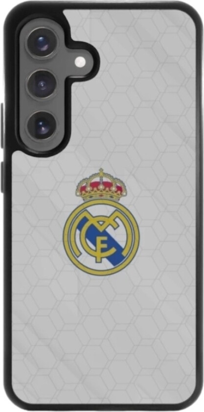 Samsung Galaxy S25 Real Madrid 3D mobildeksel, svart