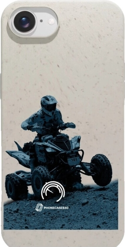 iPhone 16e Norges Motorsportforbund komposterbart deksel, hvit