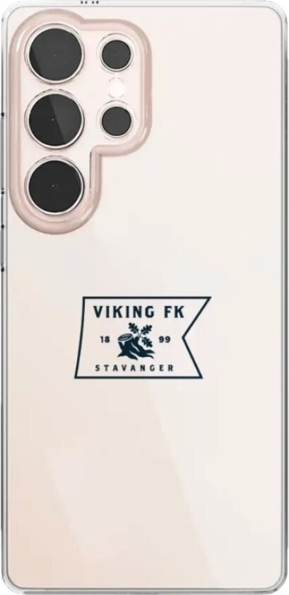Samsung Galaxy S25 Ultra Viking FK Clear case -mobildeksel, hvit