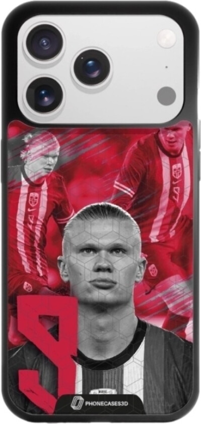 iPhone 17 Pro Norges Fotballforbund 3D mobildeksel, svart