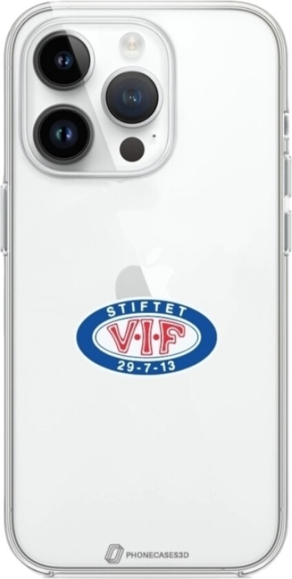 iPhone 13 Pro VIF Clear case -mobildeksel, hvit