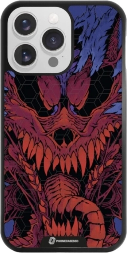iPhone 13 Pro Urban Pixel 3D mobildeksel, svart