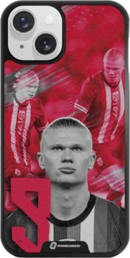 iPhone 14 Norges Fotballforbund 3D mobildeksel, svart