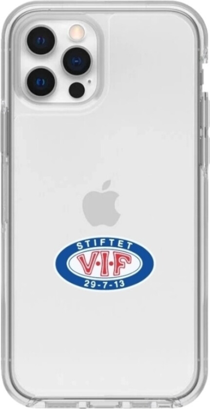 iPhone 12 VIF Clear case -mobildeksel, hvit