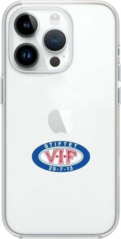iPhone 14 Pro VIF Clear case -mobildeksel, hvit