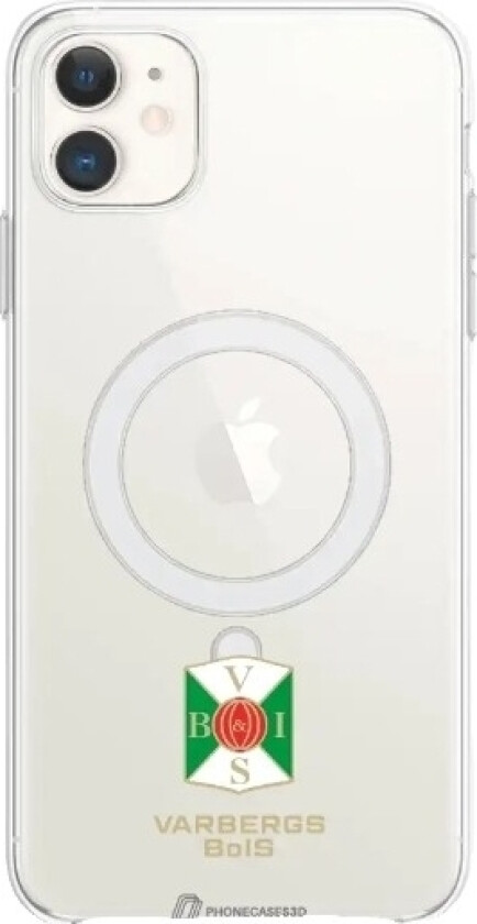 iPhone 11 Varbergs BoIS Clear case (MagSafe) -mobildeksel, hvit