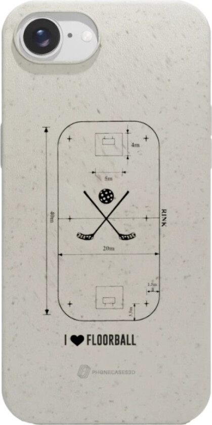 iPhone 16e Pixbo IBK komposterbart deksel, hvit