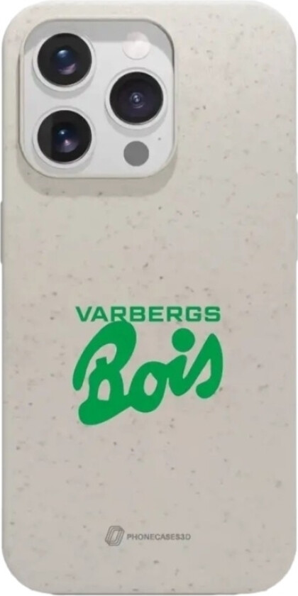 iPhone 15 Pro Varbergs BoIS komposterbart deksel, hvit