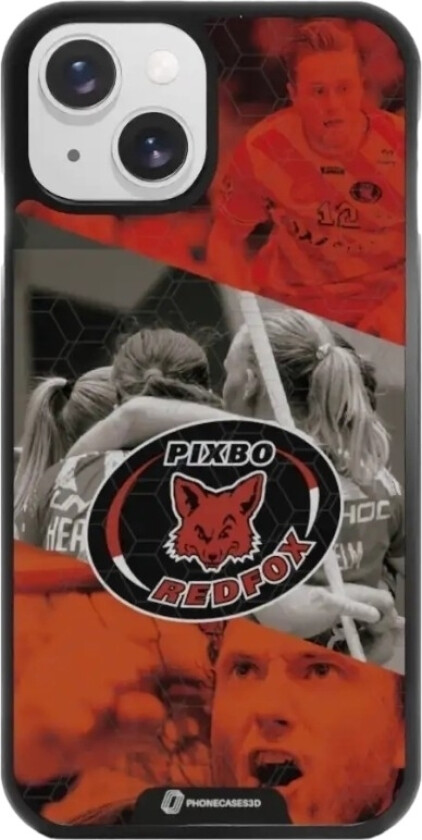 iPhone 15 Pixbo IBK 3D mobildeksel, svart