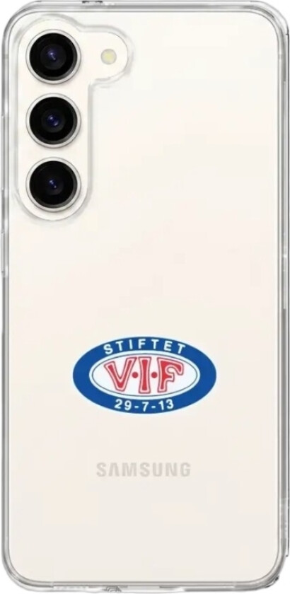 Samsung Galaxy S26 VIF Clear case -mobildeksel, hvit