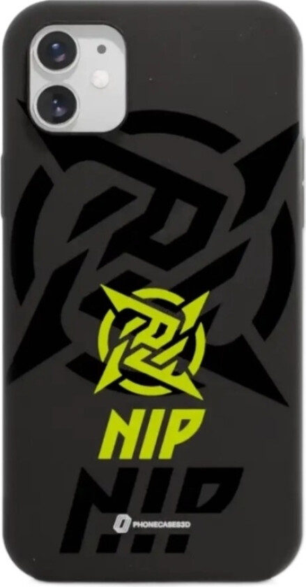 iPhone 11 Ninjas in Pyjamas komposterbart deksel, svart